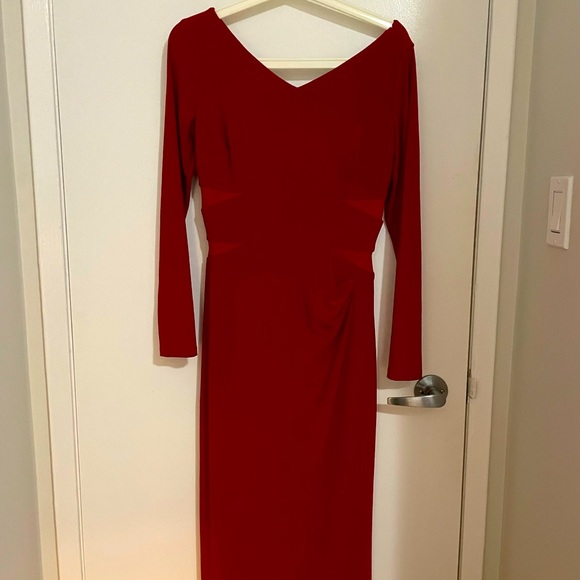 Size two maxi, red, Ralph Lauren gown. - Picture 1 of 2